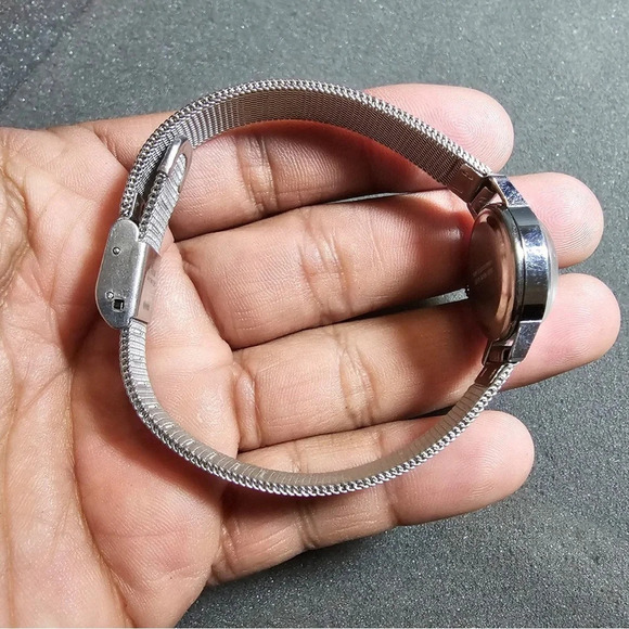 Vintage Helbros 17 Jewels Ladies Mechanical Wind Up Watch Working Silver Tone - Picture 7 of 9